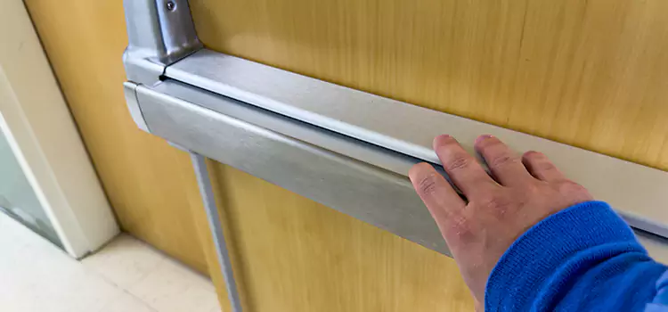 Installing a Push Bar on a Door Orcutt